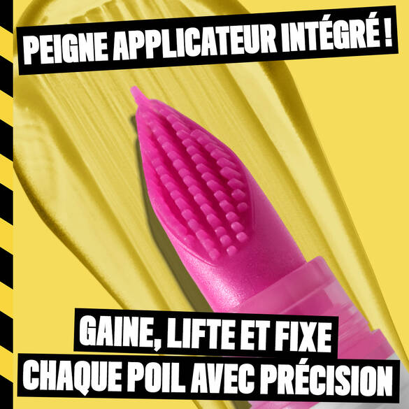 Applicateur peigne integre pour un effet sourcils lamines de dingue !