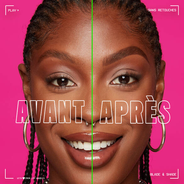 Blade & Shade's dual edged tip creates blade-thin, hairlike strokes + a natural shaded fill.