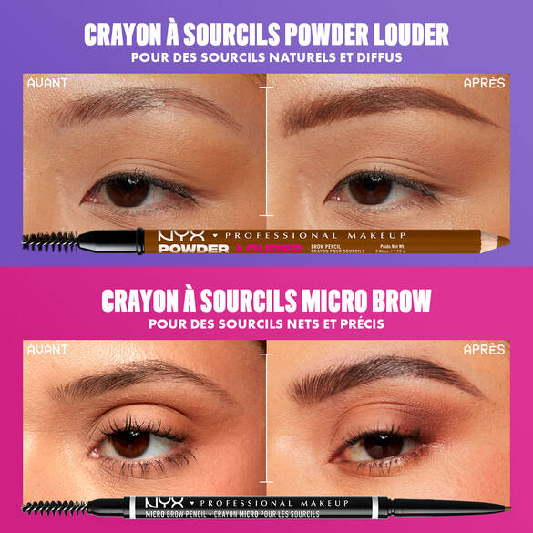 Powder Louder Brow Pencil and Micro Brow Pencil are your brow besties