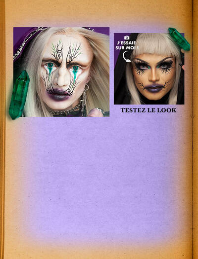 look makeup halloween bad witch