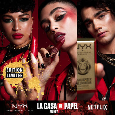 collection la casa de papel nyx professional makeup