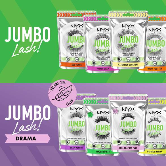 Jumbo false lash system