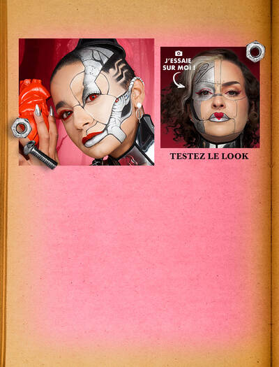 look makeup halloween ms metal