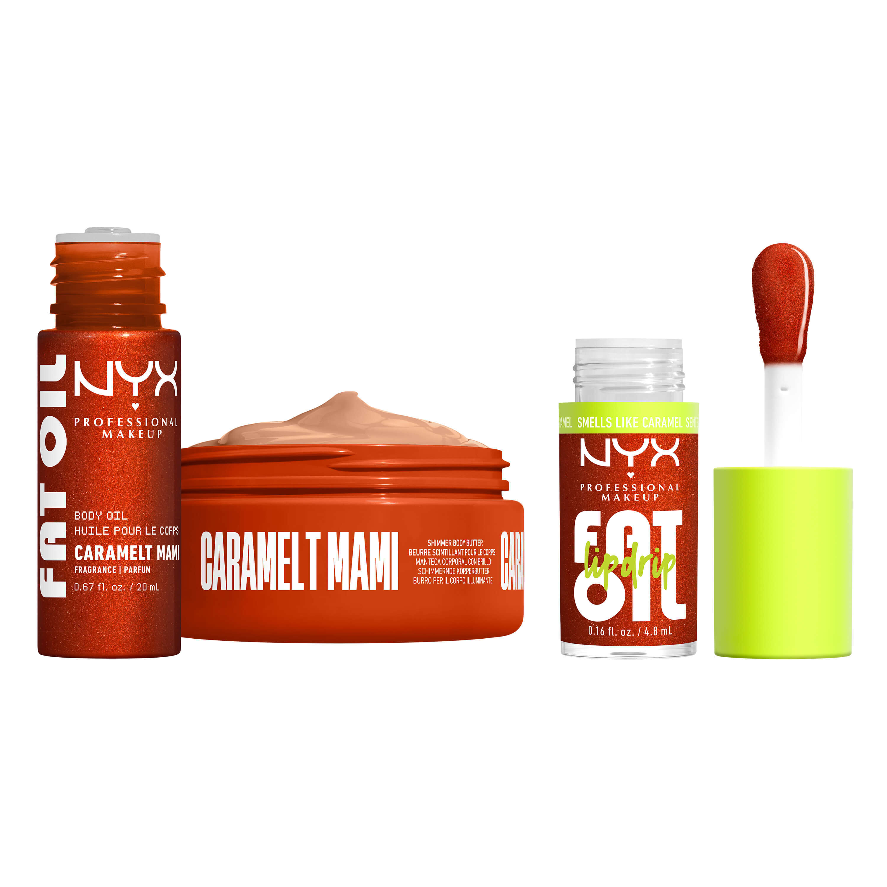 Fat Oil Body Coffret Mini a Emporter Caramelt Mami