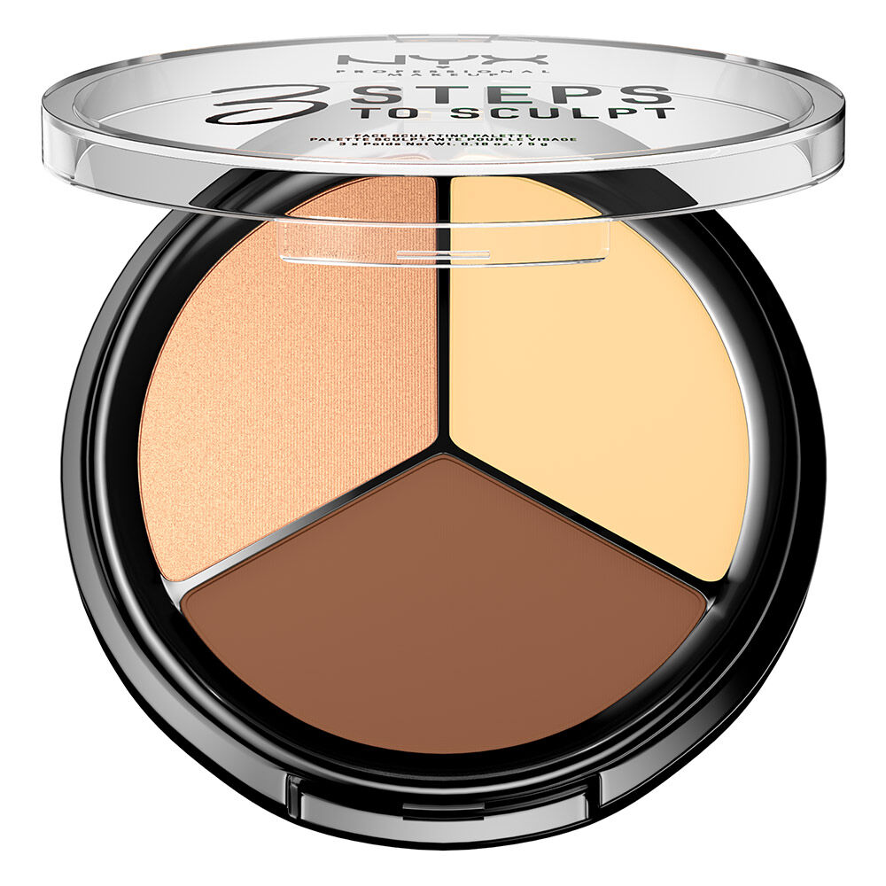 Palette 3 Steps to Sculpt: Correctrice, Anti-cernes, Contouring