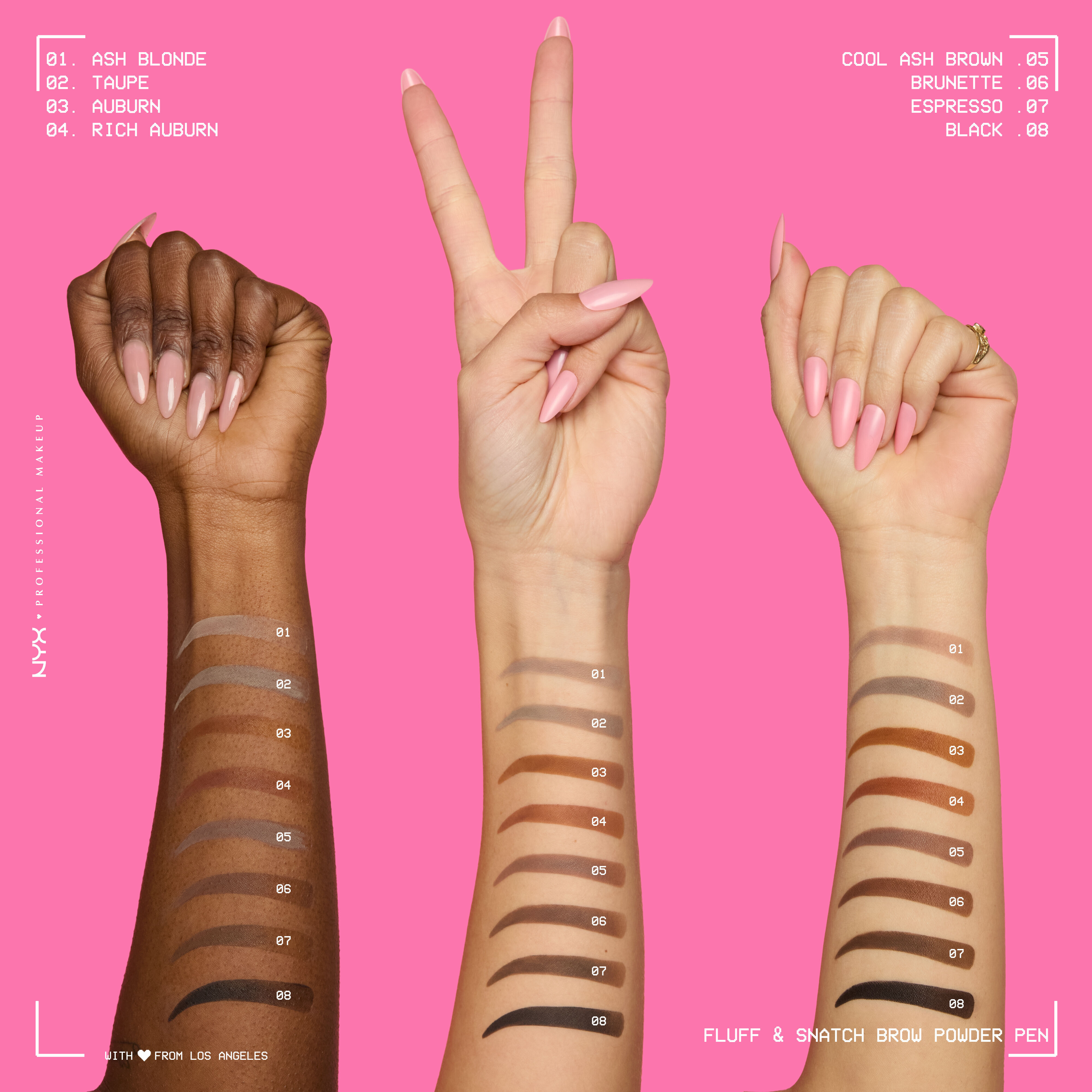 Fluff & Snatch Crayon Sourcil Precision Effet Poudre