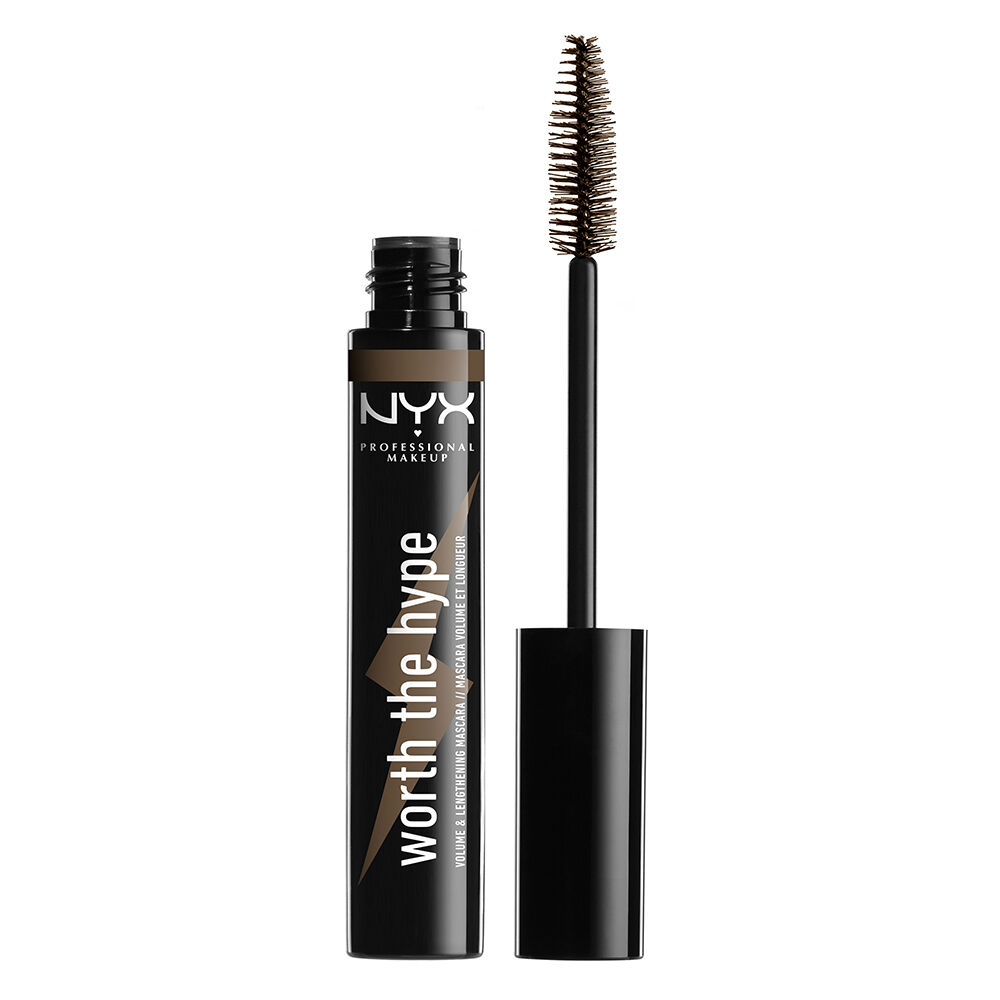 Worth the Hype Volumizing & Lengthening Mascara - Brownish black