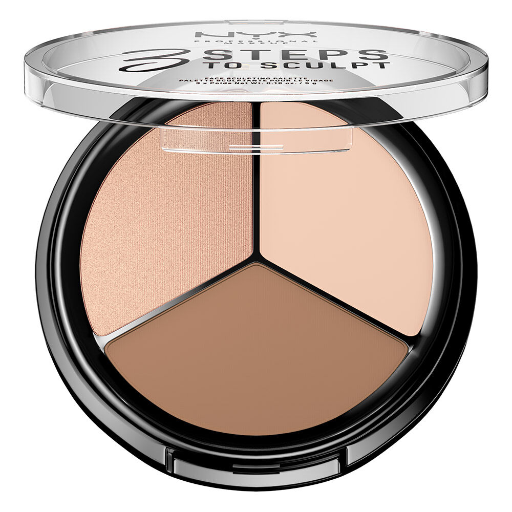 Palette 3 Steps to Sculpt: Correctrice, Anti-cernes, Contouring