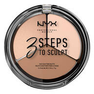 Palette 3 Steps to Sculpt: Correctrice, Anti-cernes, Contouring