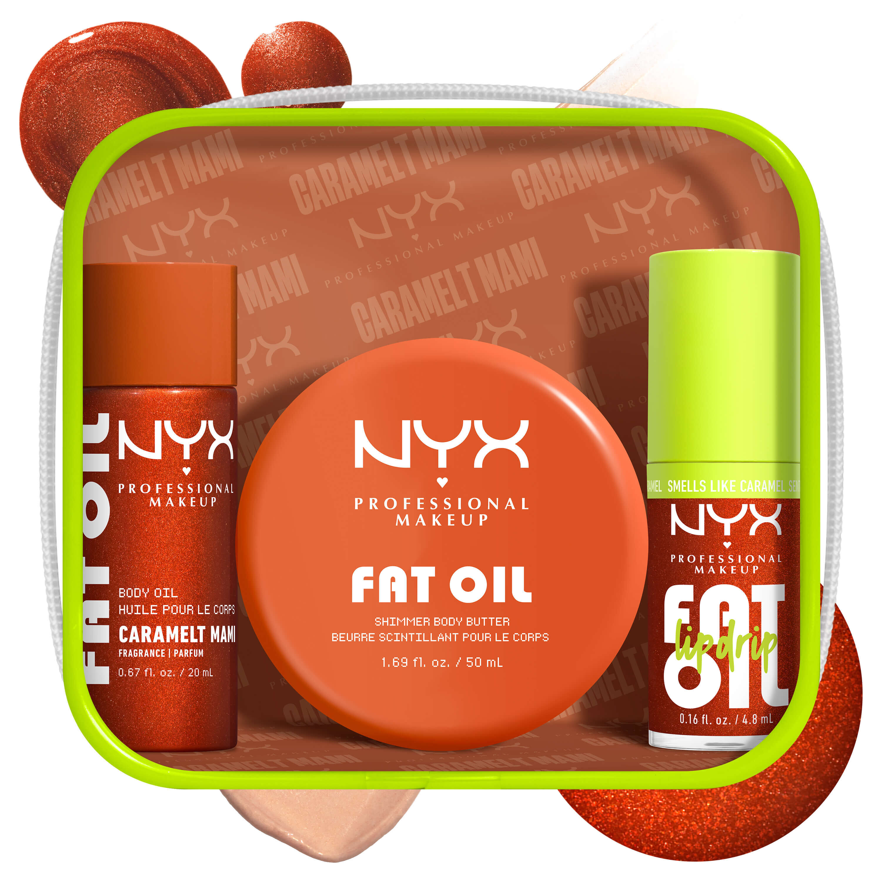 Fat Oil Body Coffret Mini a Emporter Caramelt Mami