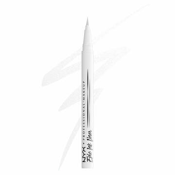 NYX Professional Makeup Party Animals Epic Ink Liner in Phantom Lines, a white eyeliner pen shown with white line swatches.