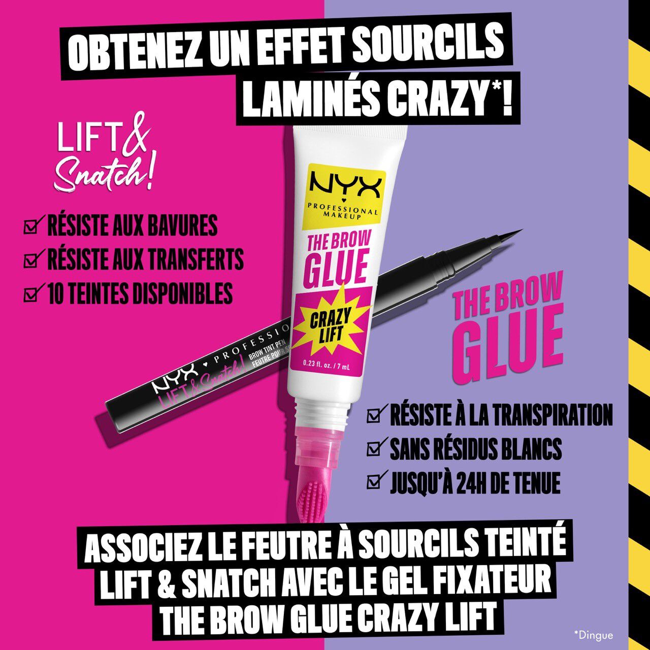 Gel a sourcils The Brow Glue Crazy Lift