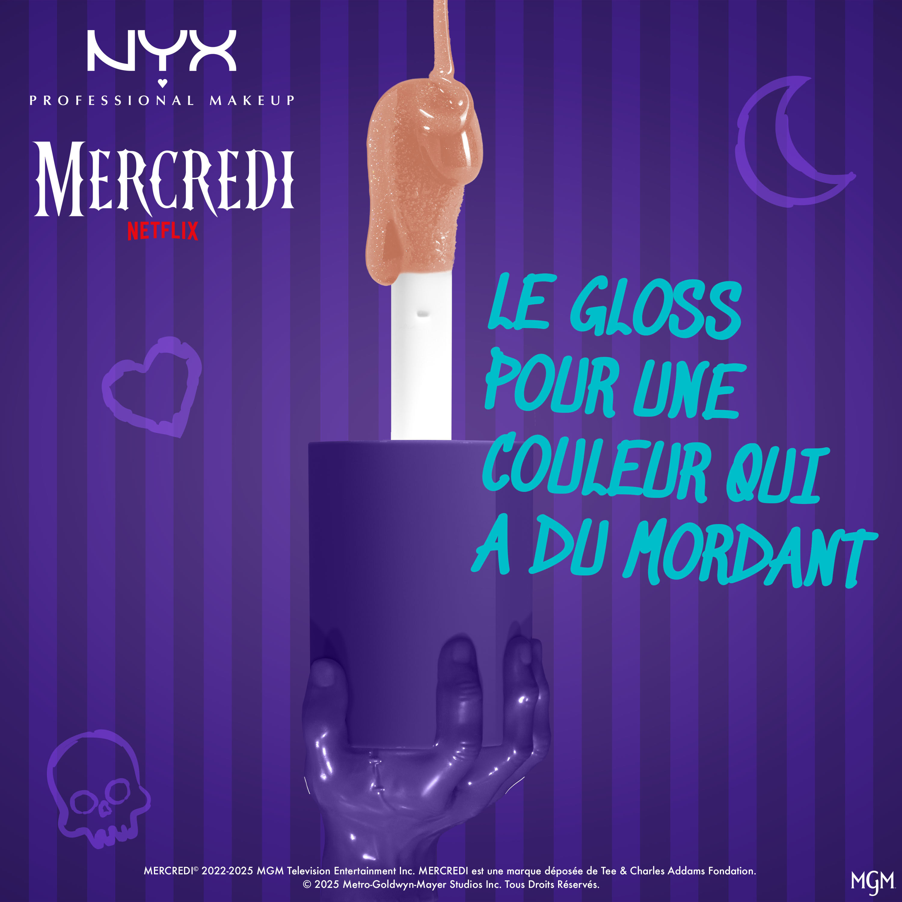 NYX Professional Makeup x Mercredi, Fat Oil Mystere