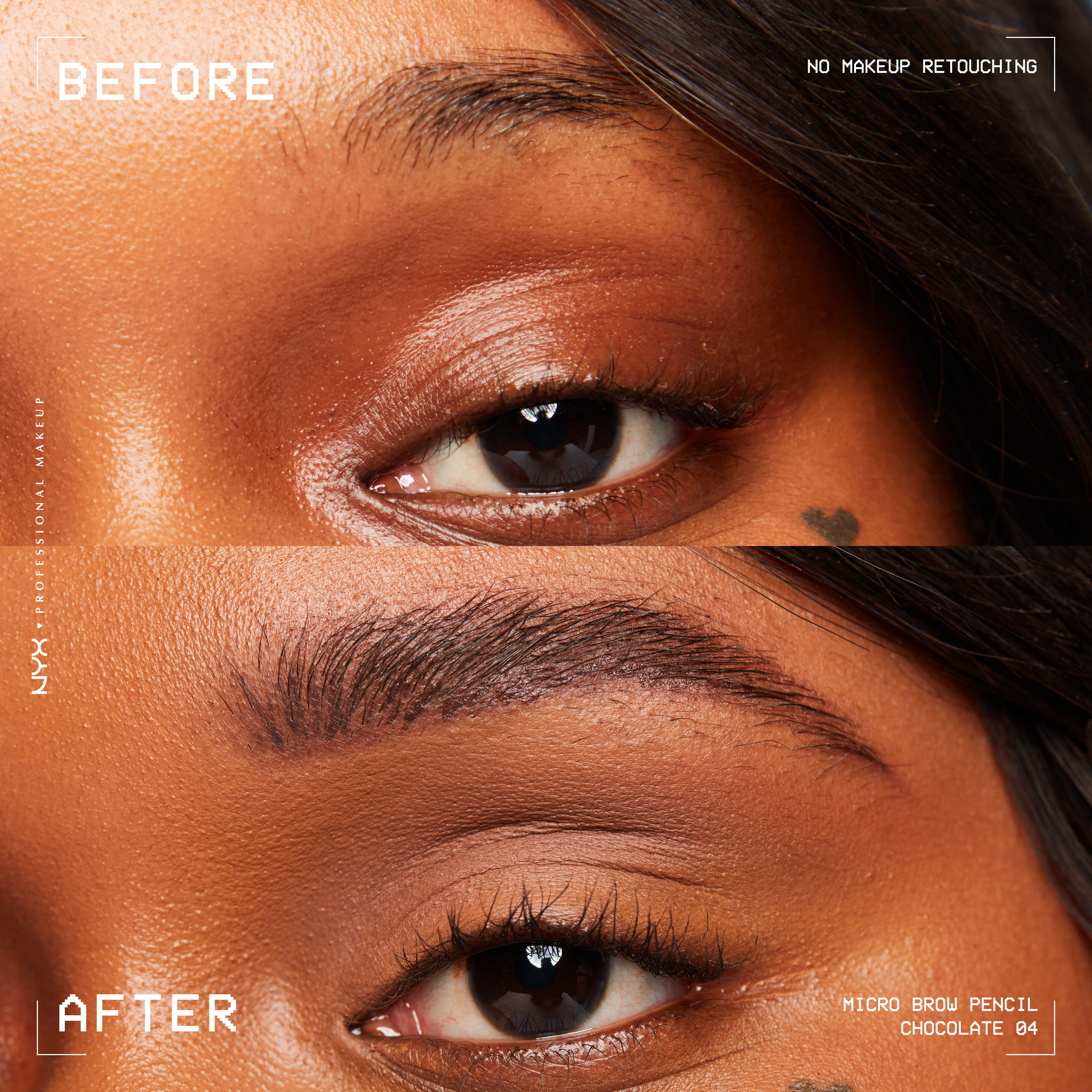 Crayon a Sourcils Double - Embout Micro Brow Pencil