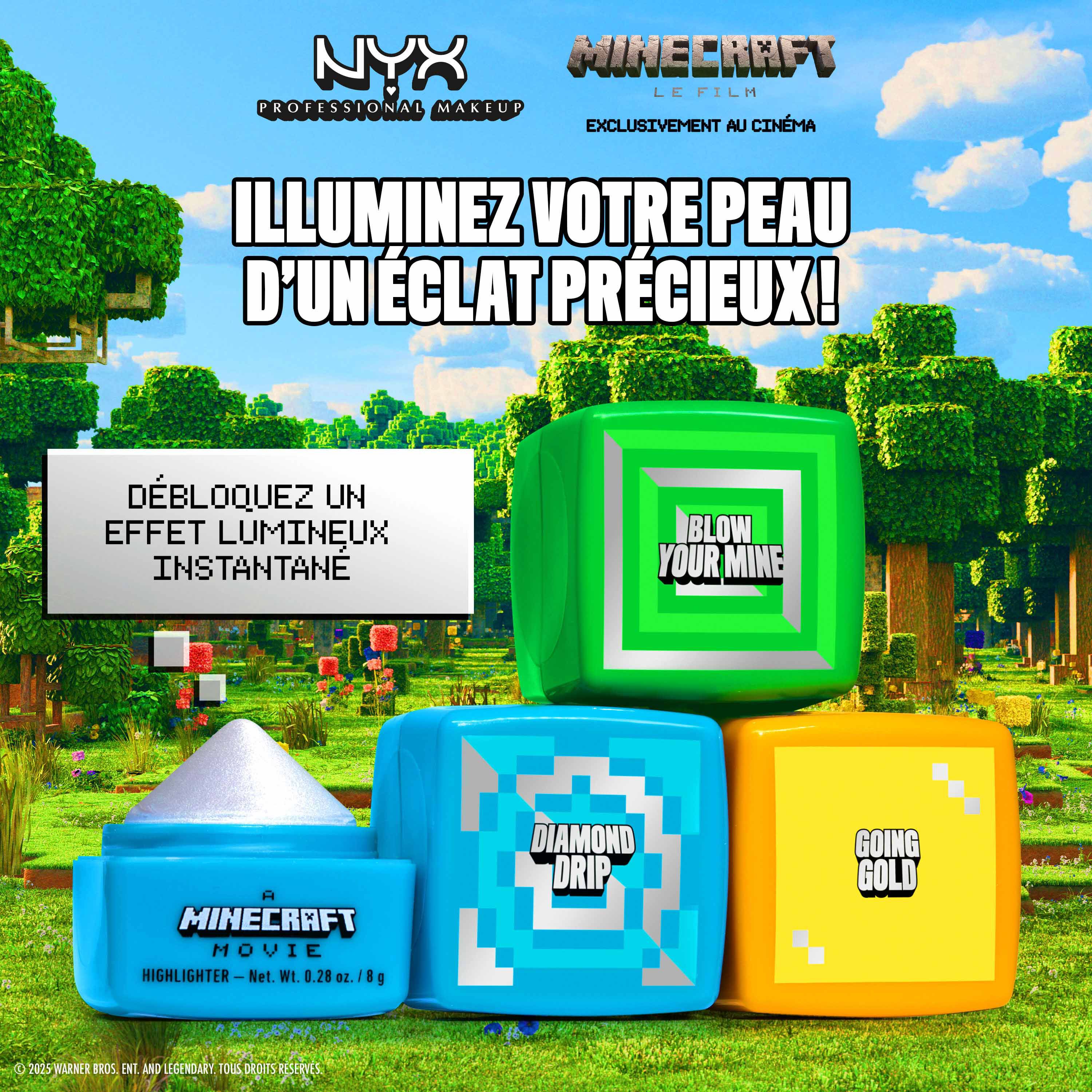 MINECRAFT , LE FILM HIGHLIGHTER CREME