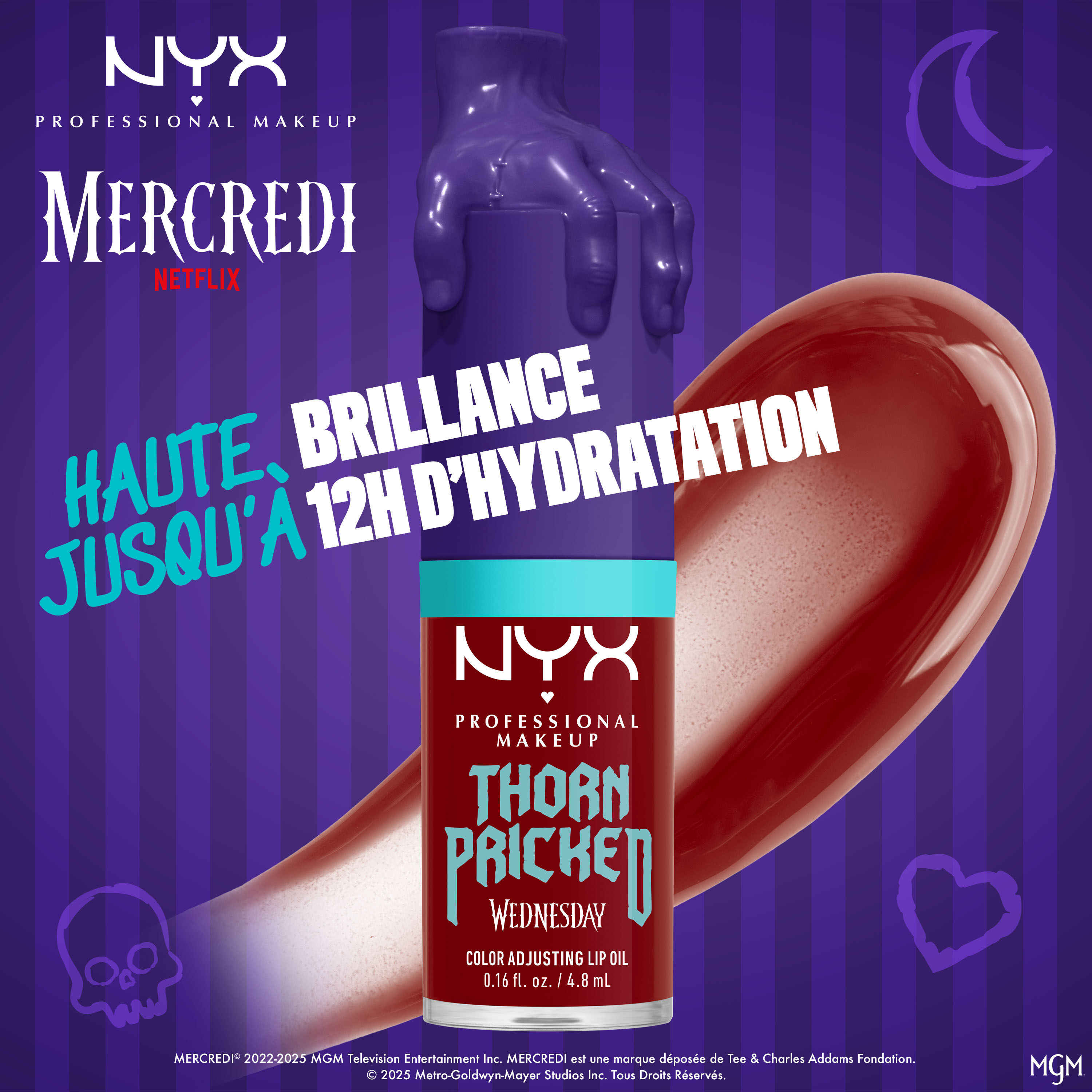NYX Professional Makeup x Mercredi, Fat Oil Mystere