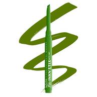 Buttermelt Stix packshot solider show on top of product swatch in shade 13 On-Lime