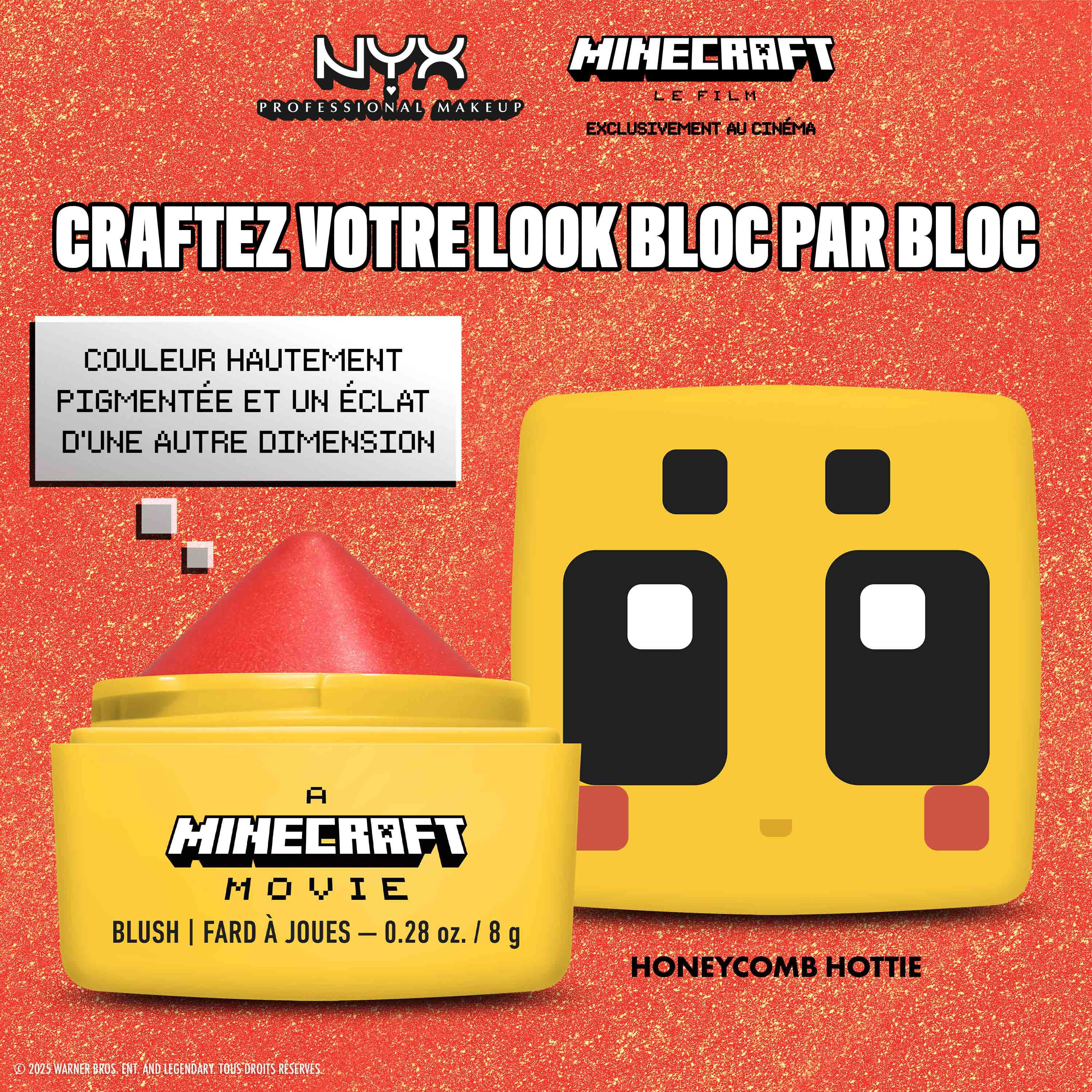 MINECRAFT, LE FILM CHEEKY MOB BLUSH CREME