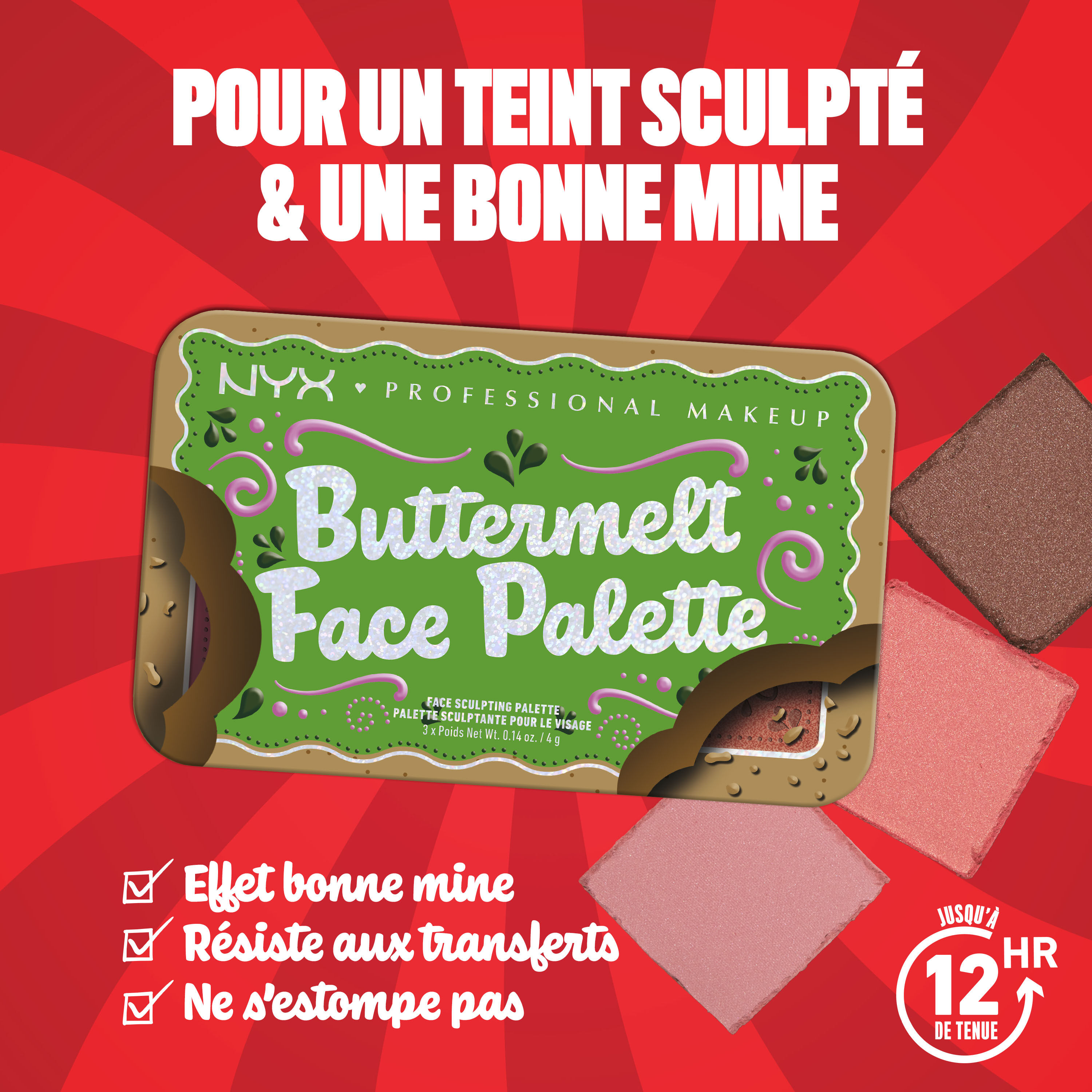 Palette Buttermelt Face