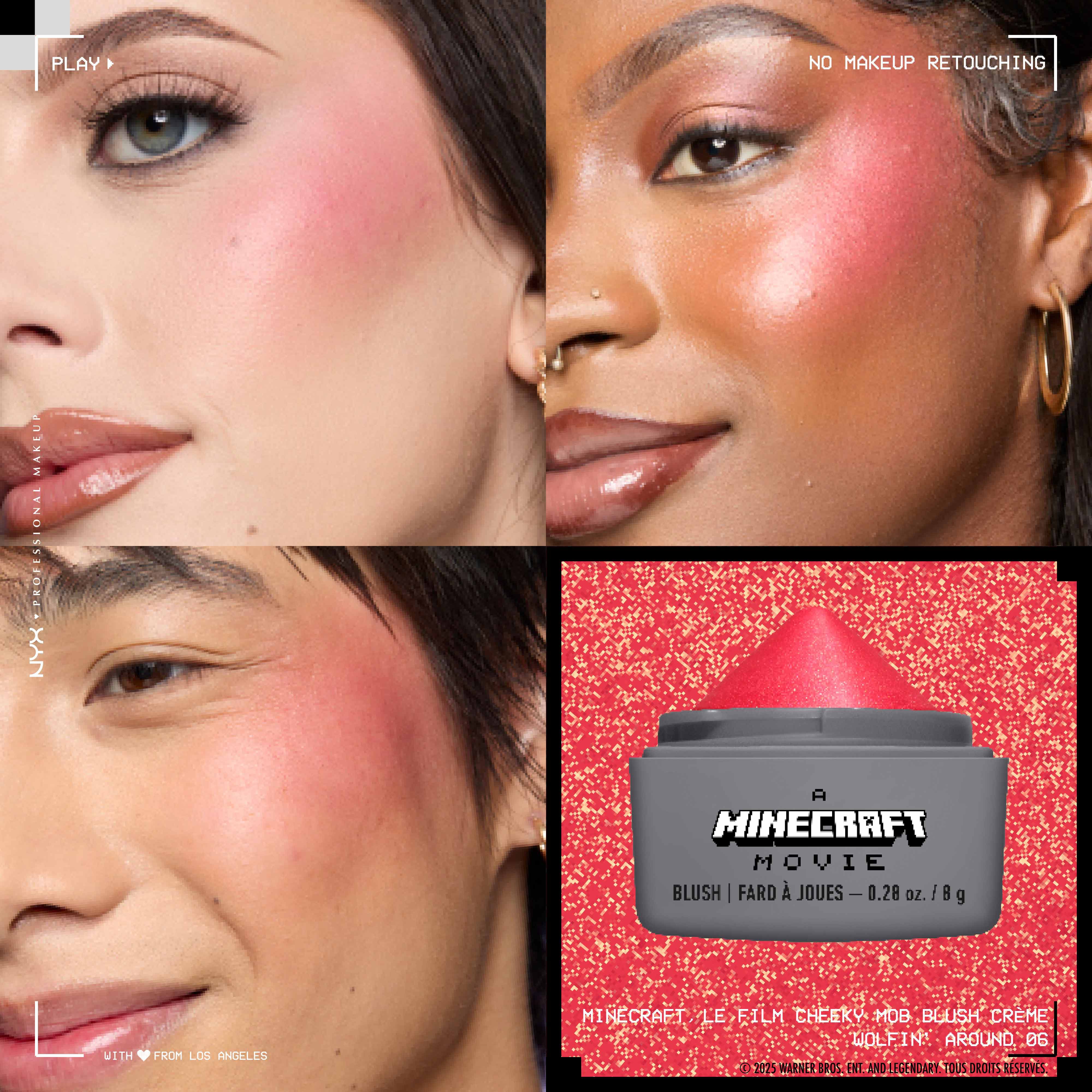 MINECRAFT, LE FILM CHEEKY MOB BLUSH CREME