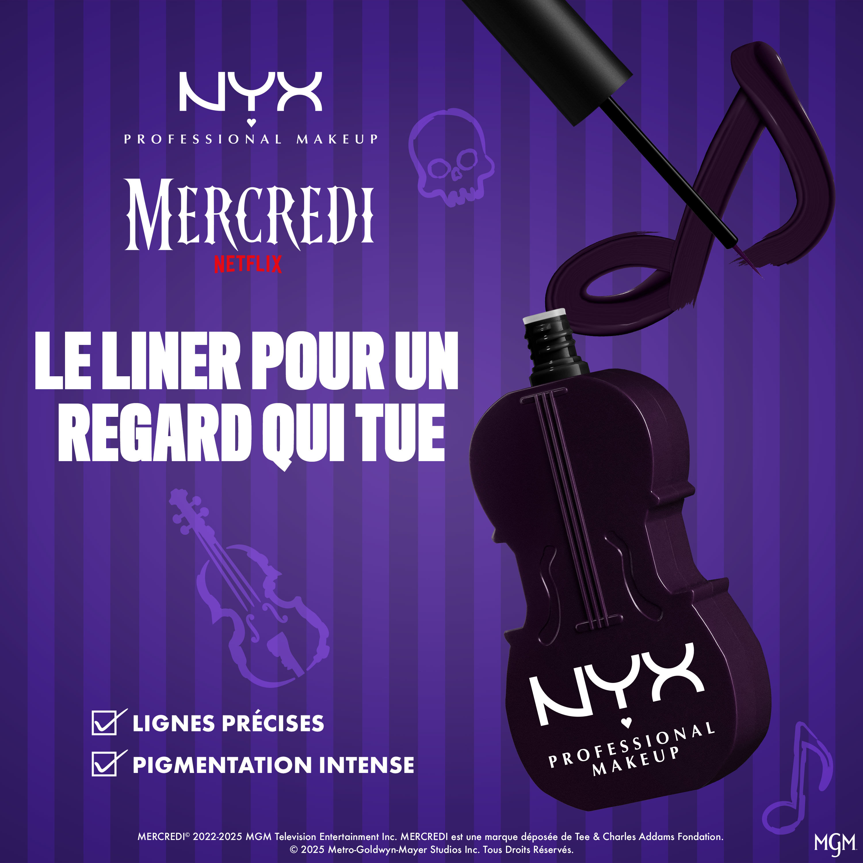 NYX Professional Makeup x Mercredi, Eyeliner