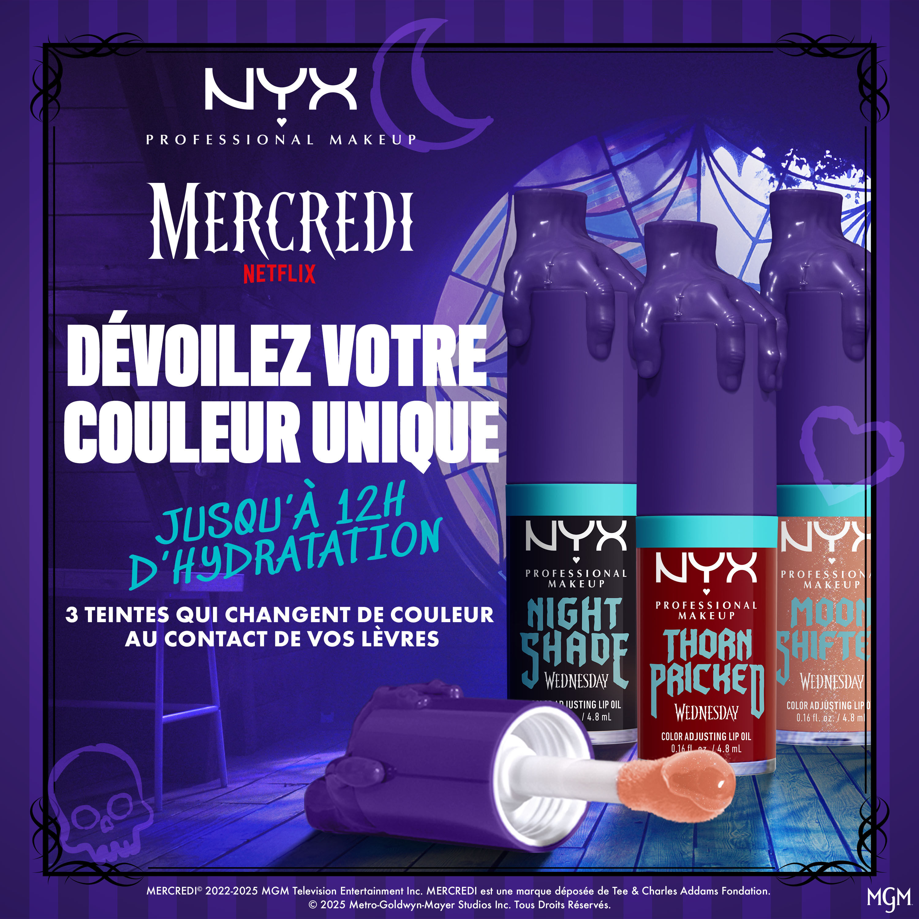 NYX Professional Makeup x Mercredi, Fat Oil Mystere