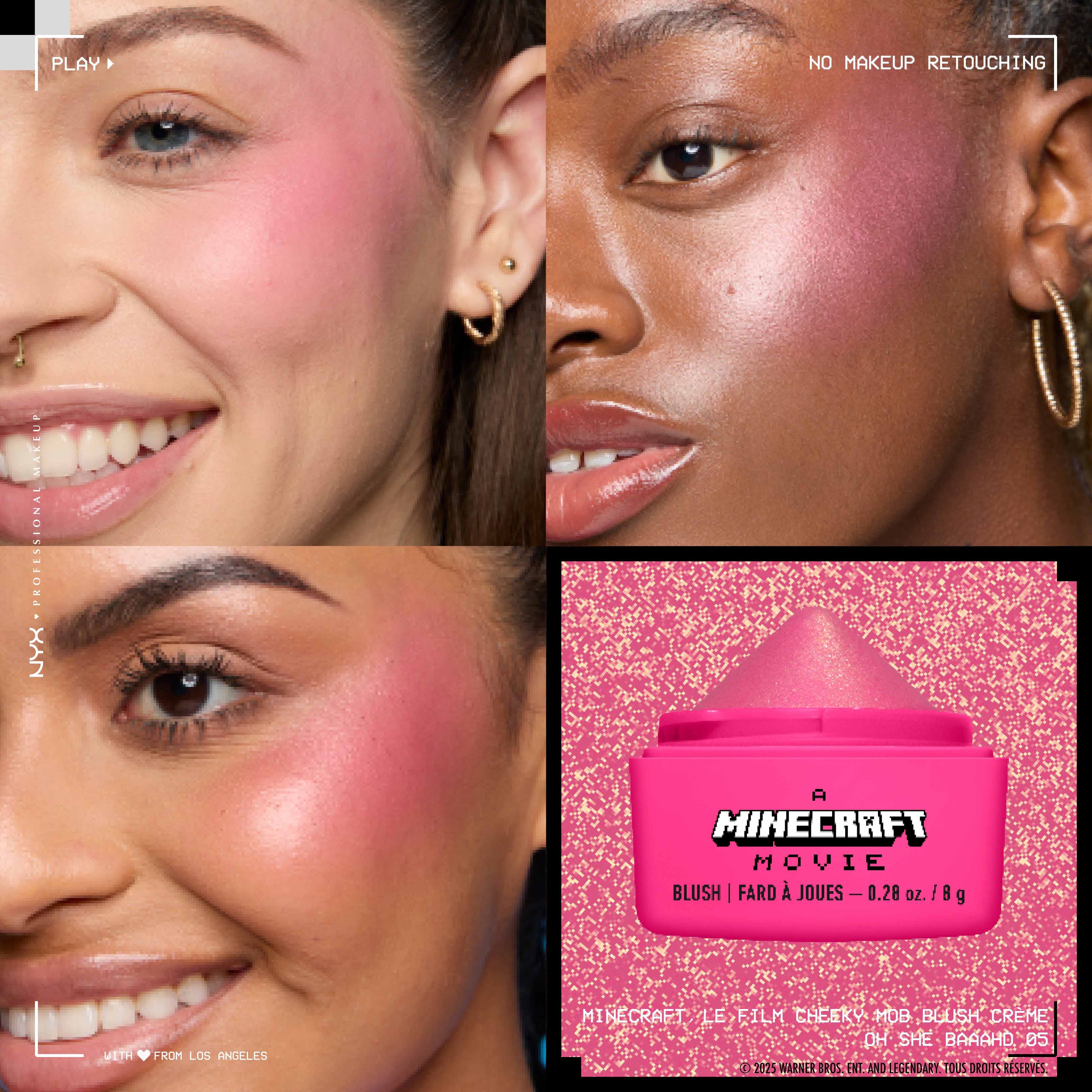 MINECRAFT, LE FILM CHEEKY MOB BLUSH CREME
