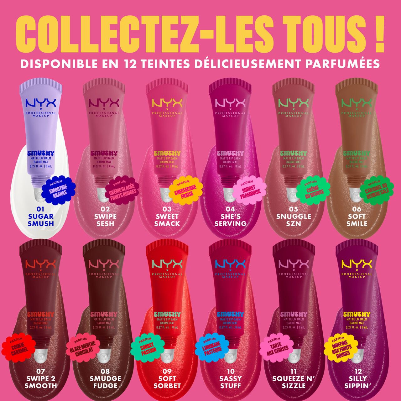 BAUME A LEVRES MAT SMUSHY