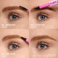 Fluff & Snatch Crayon Sourcil Precision Effet Poudre