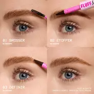 Fluff & Snatch Crayon Sourcil Precision Effet Poudre