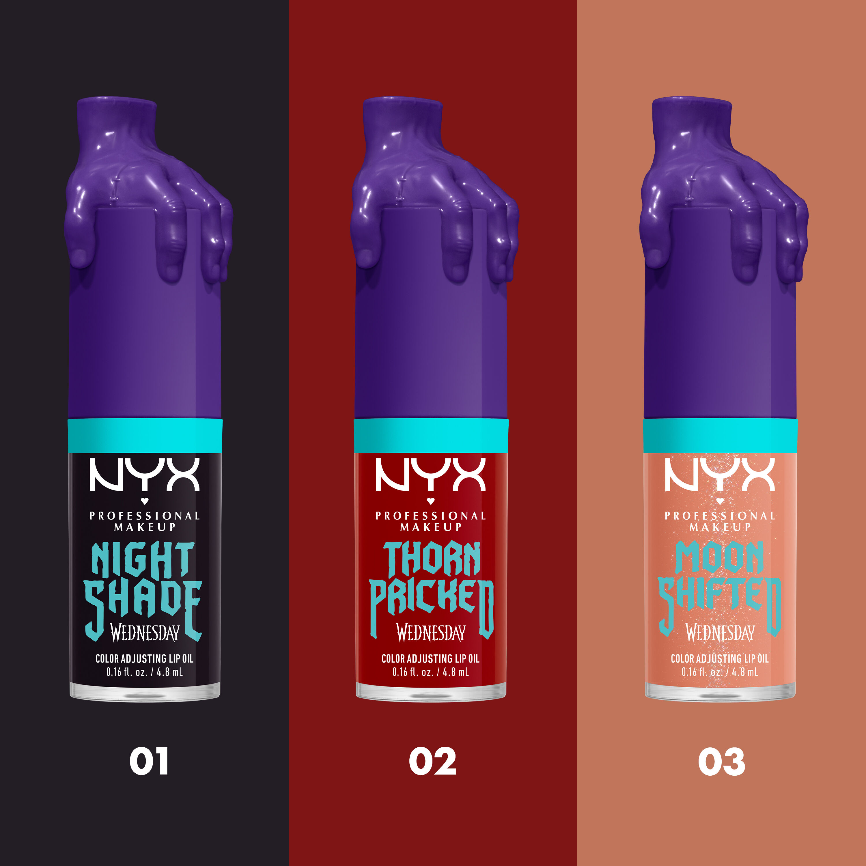 NYX Professional Makeup x Mercredi, Fat Oil Mystere