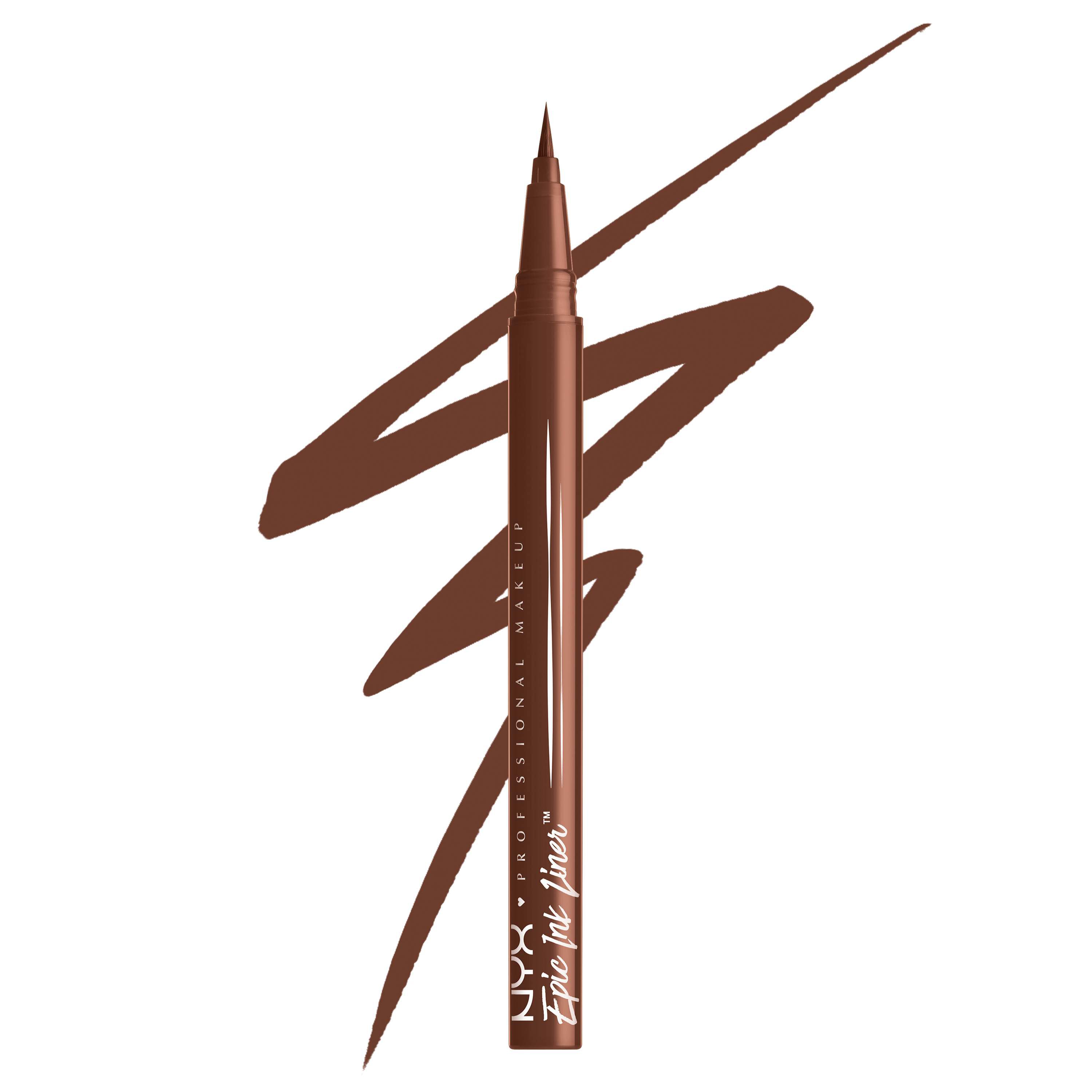 Eyeliner Feutre NYX Epic Ink Liner Noir Waterproof - 5ml, Effet Intense Et Précis