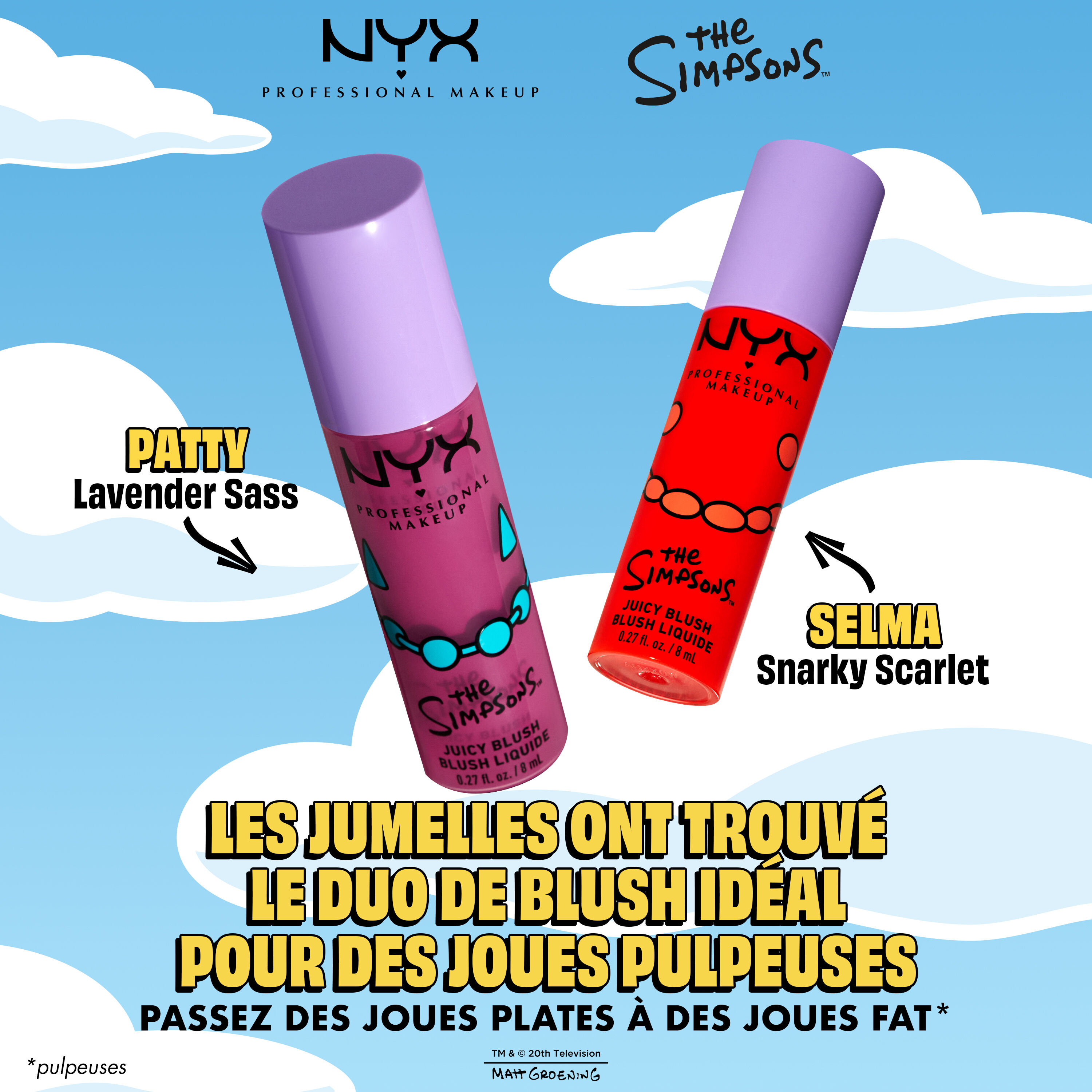 Blush liquide Fat Cheeks - Les Simpson