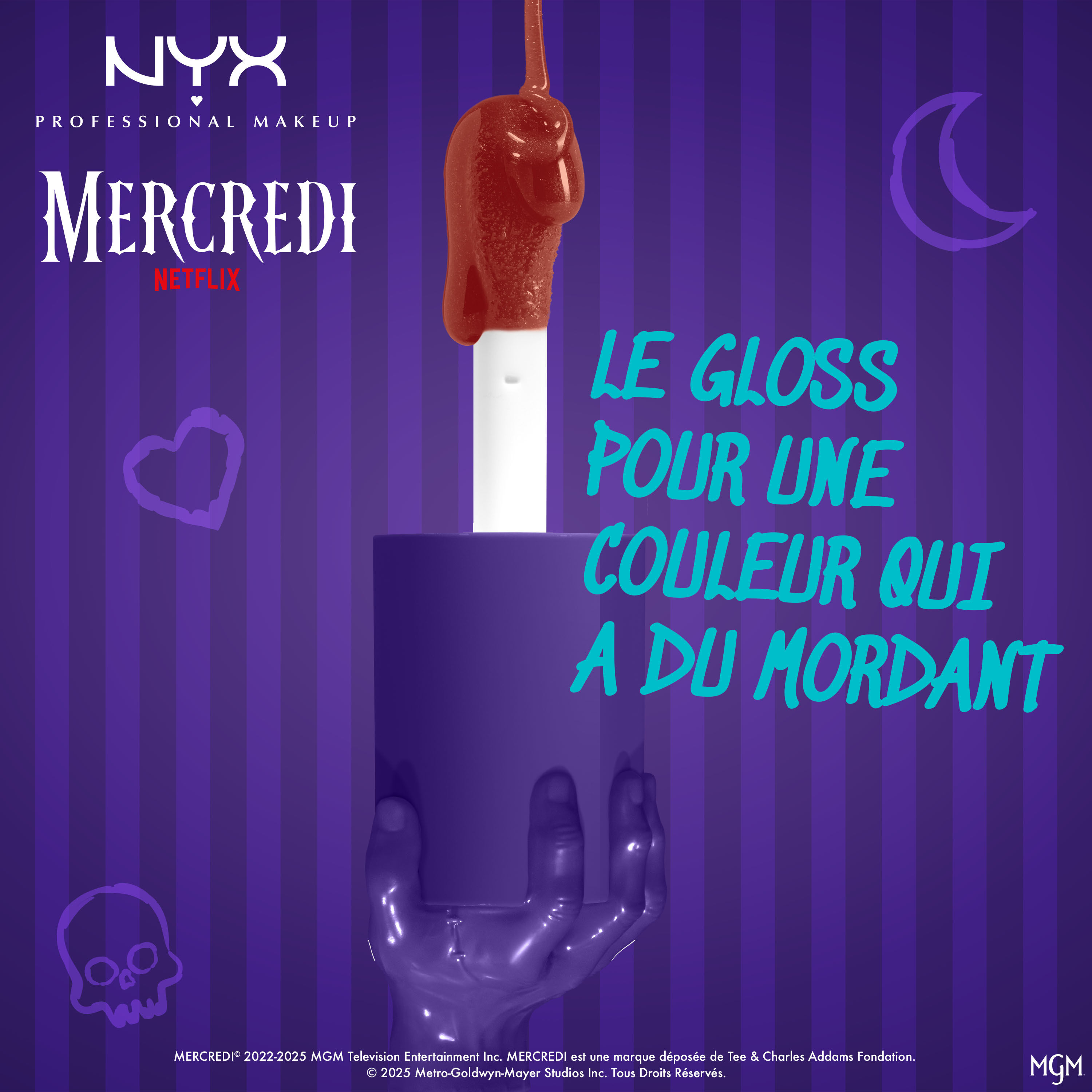 NYX Professional Makeup x Mercredi, Fat Oil Mystere