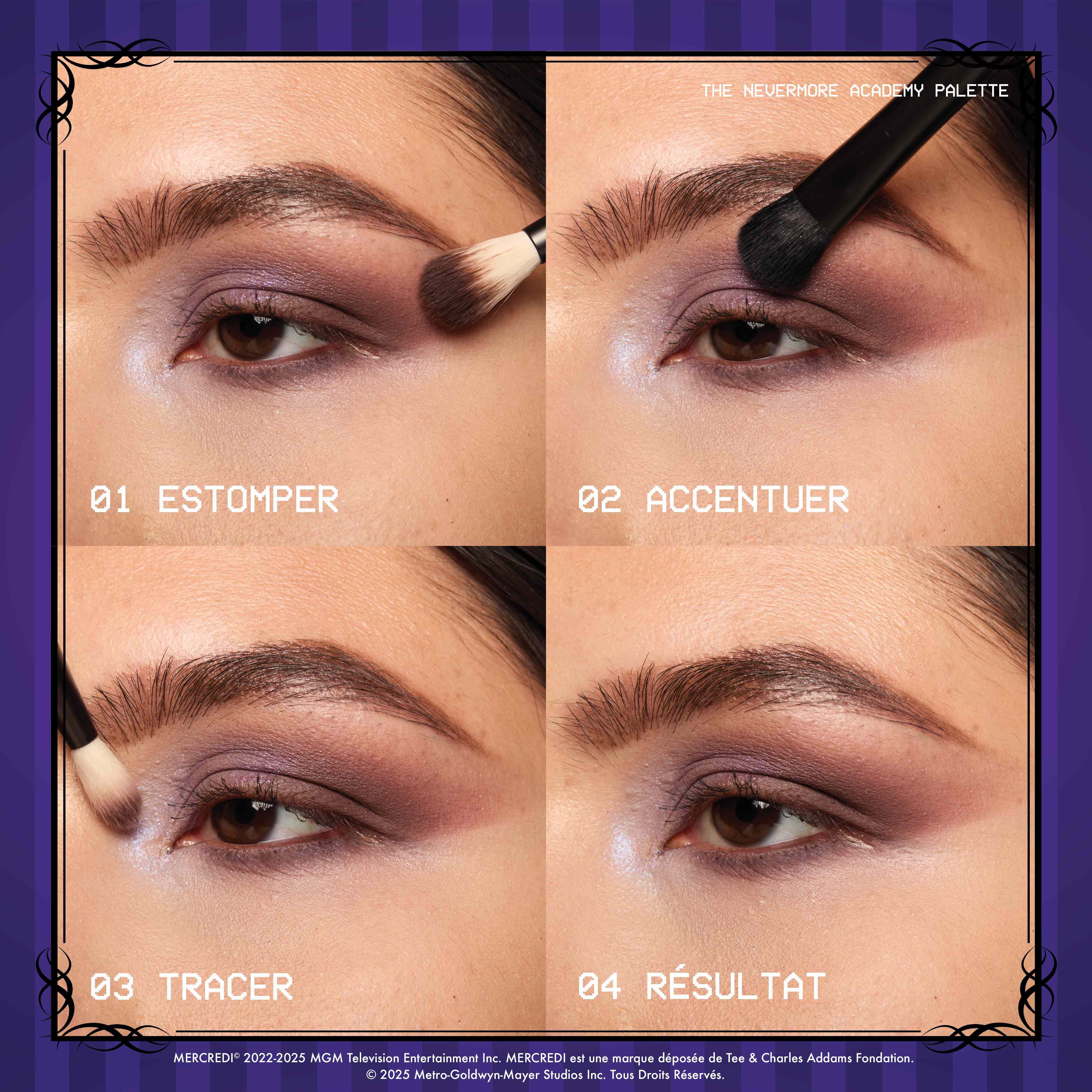 NYX Professional Makeup x Mercredi, Palette Fard a paupiere