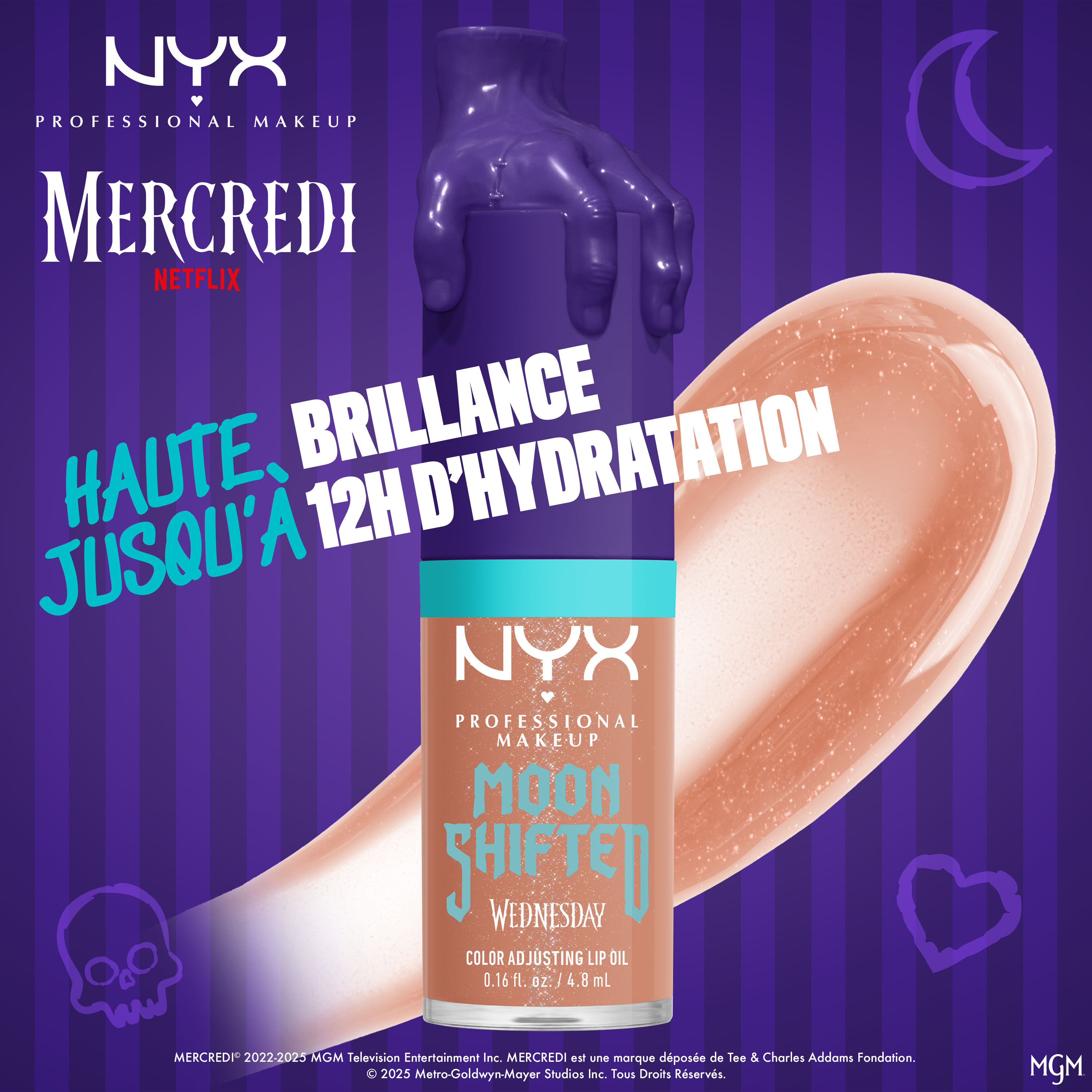 NYX Professional Makeup x Mercredi, Fat Oil Mystere