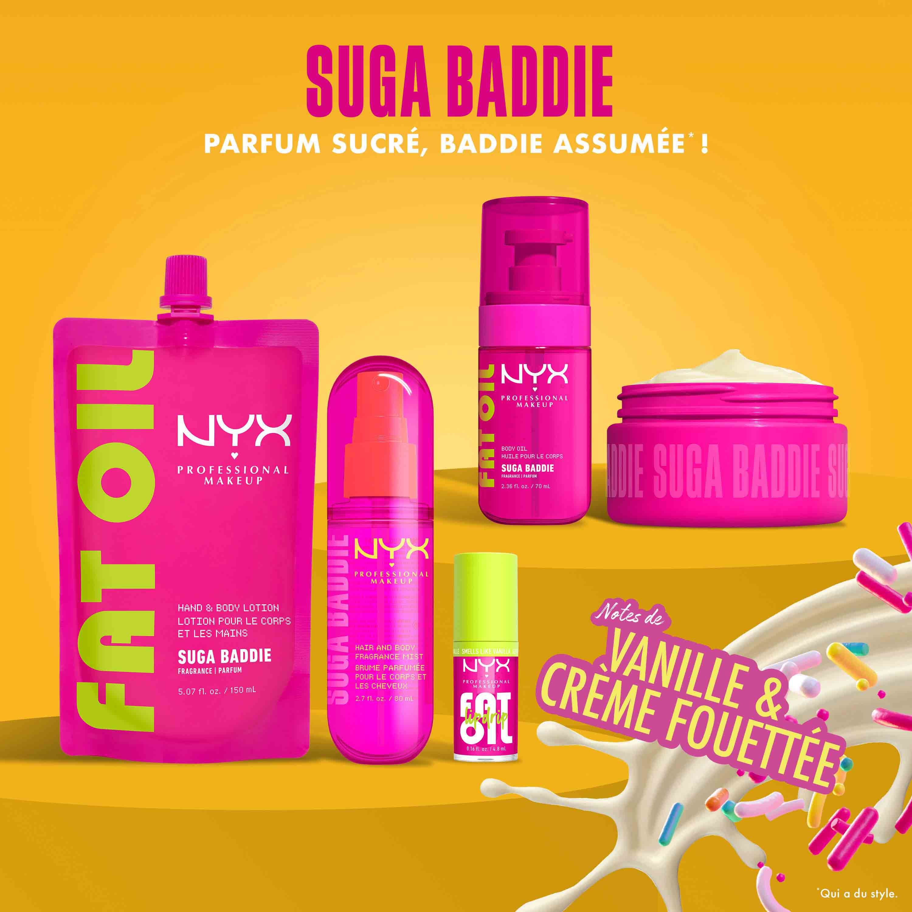 FAT OIL BODY Lotion Mains & Corps SUGA BADDIE