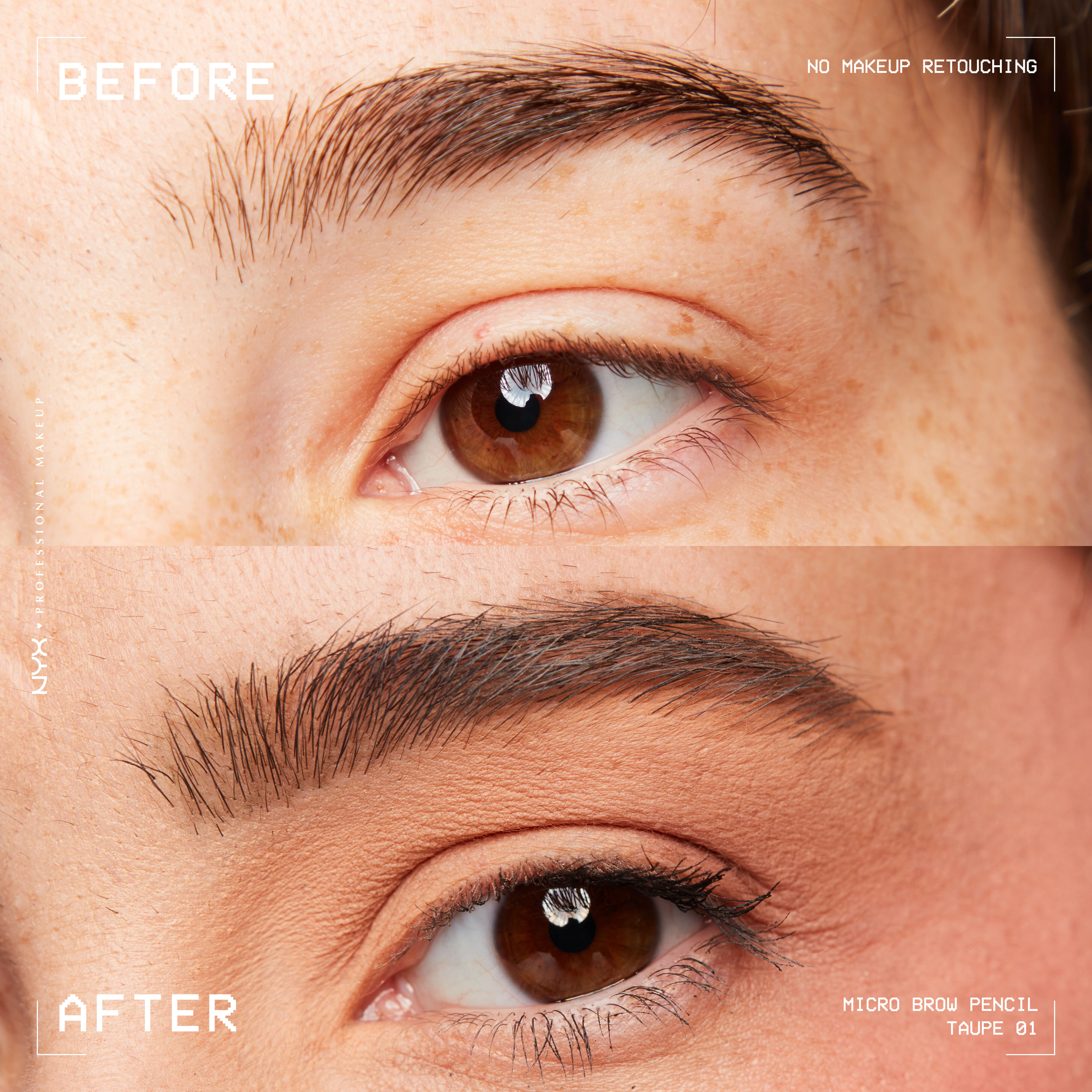 Crayon a Sourcils Double - Embout Micro Brow Pencil