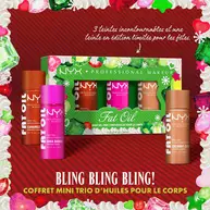 Bling The Halls Coffret Huile Corps Glowy** Fat Oil Body
