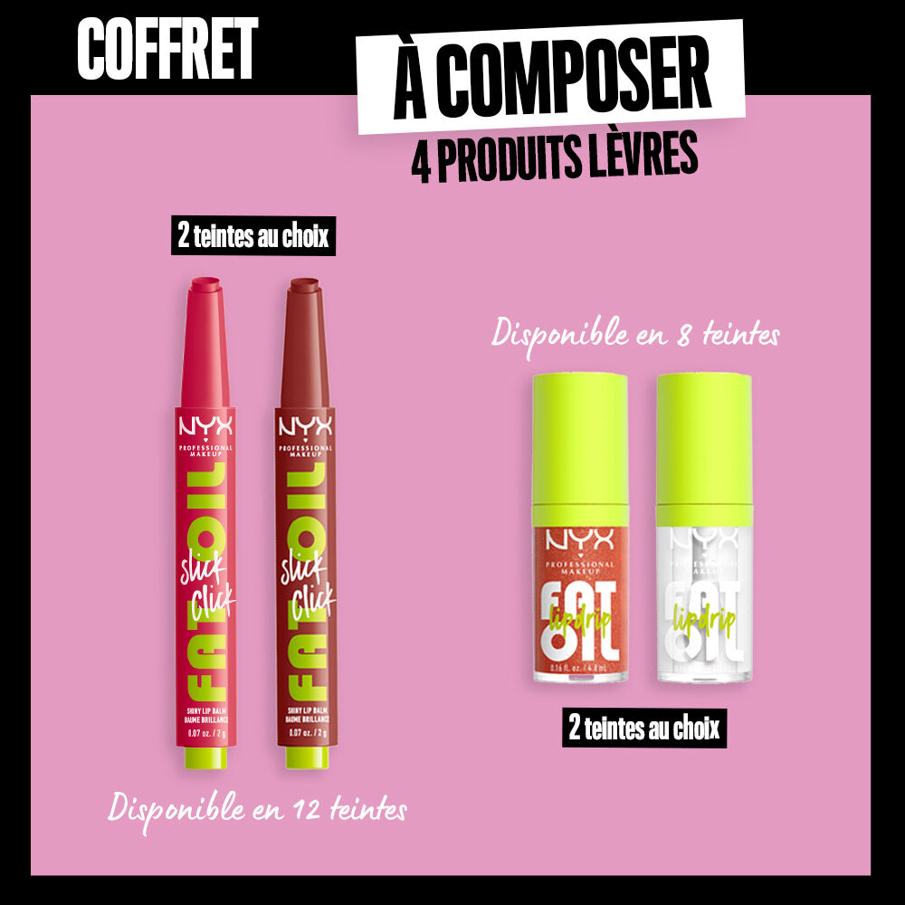 Coffret hydratation levres Fat Oil