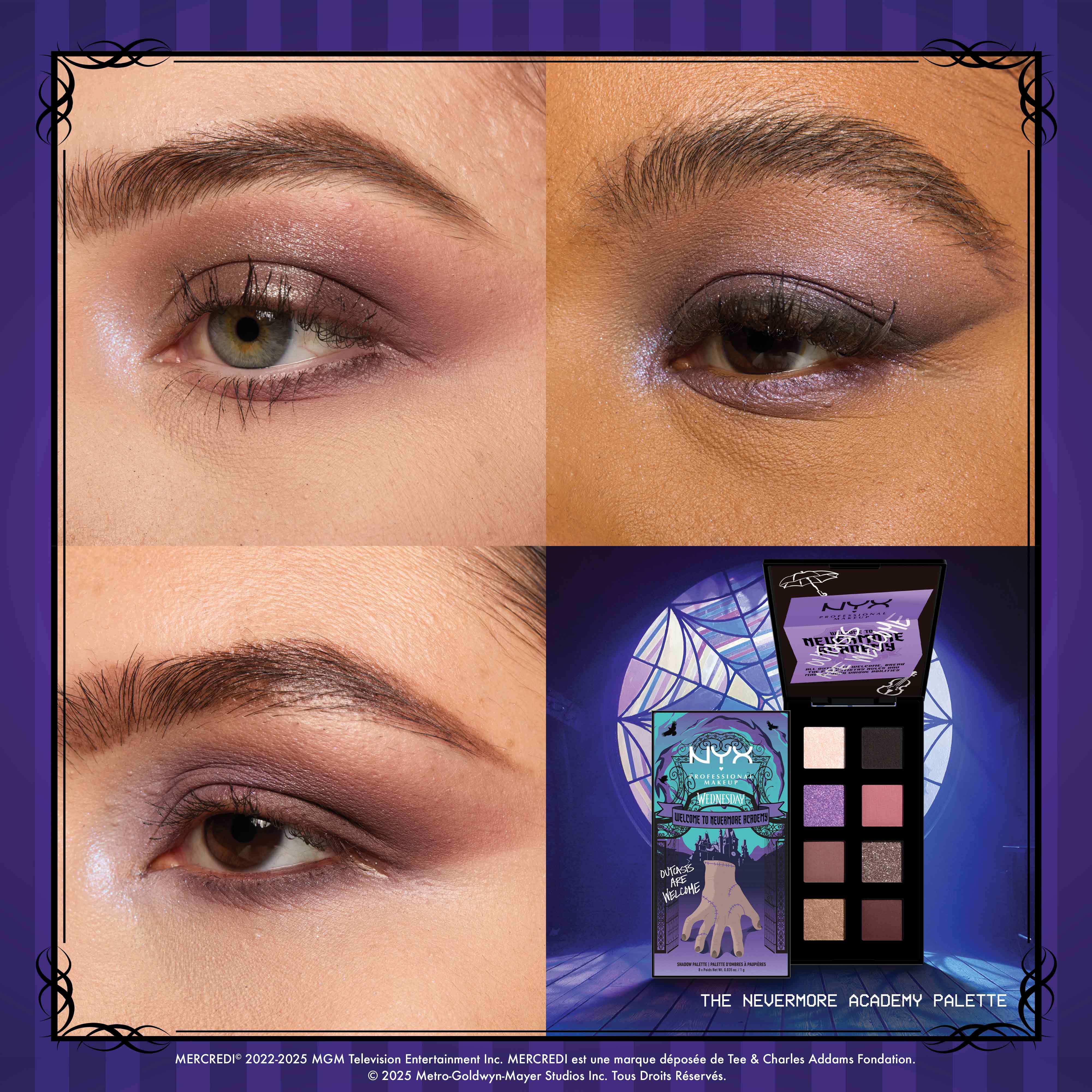 The Nevermore Academy Palette Shade Grid