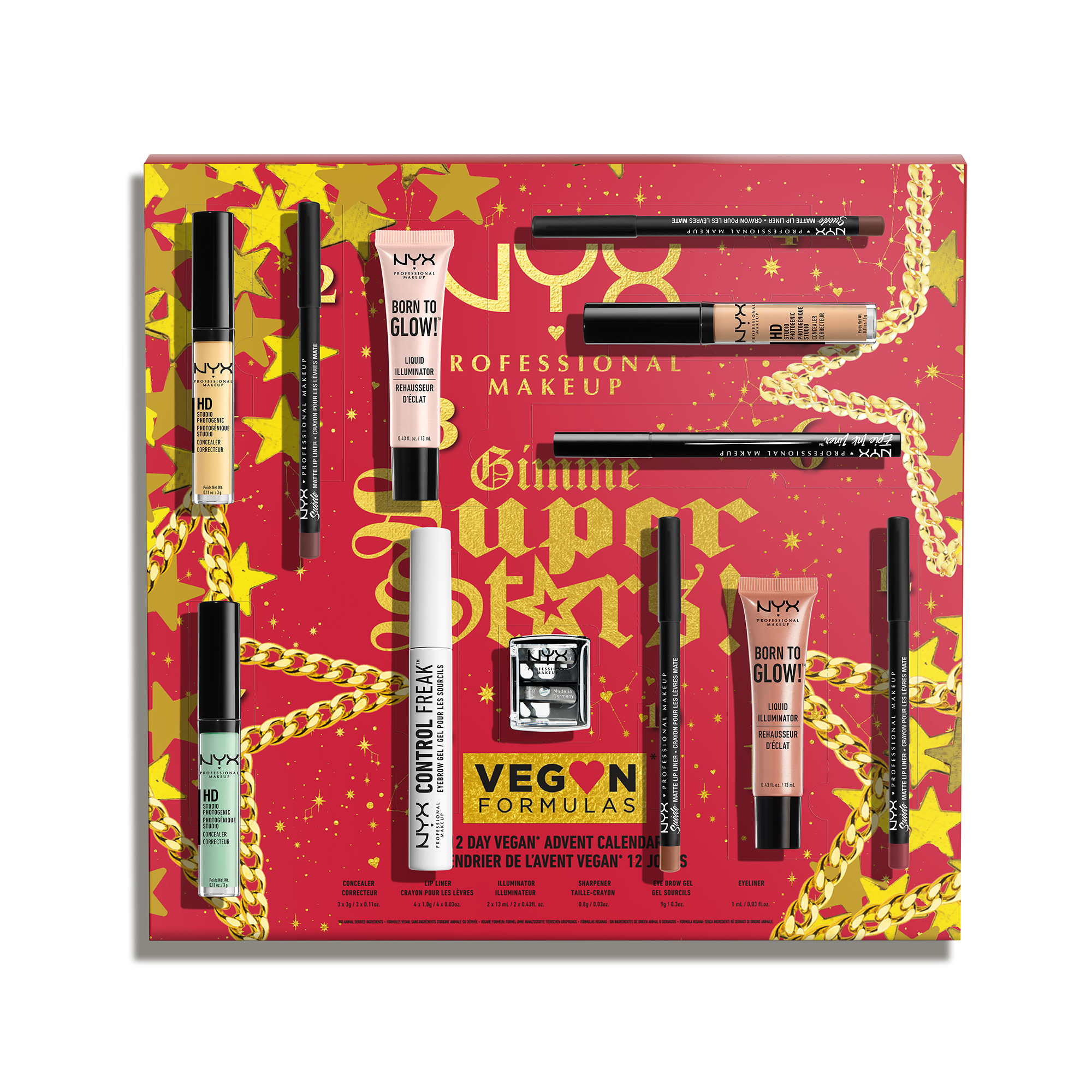 Calendrier De L Avent Maquillage 2023 Nyx Calendrier De L'avent Maquillage 12 Jours | Nyx Professional Makeup